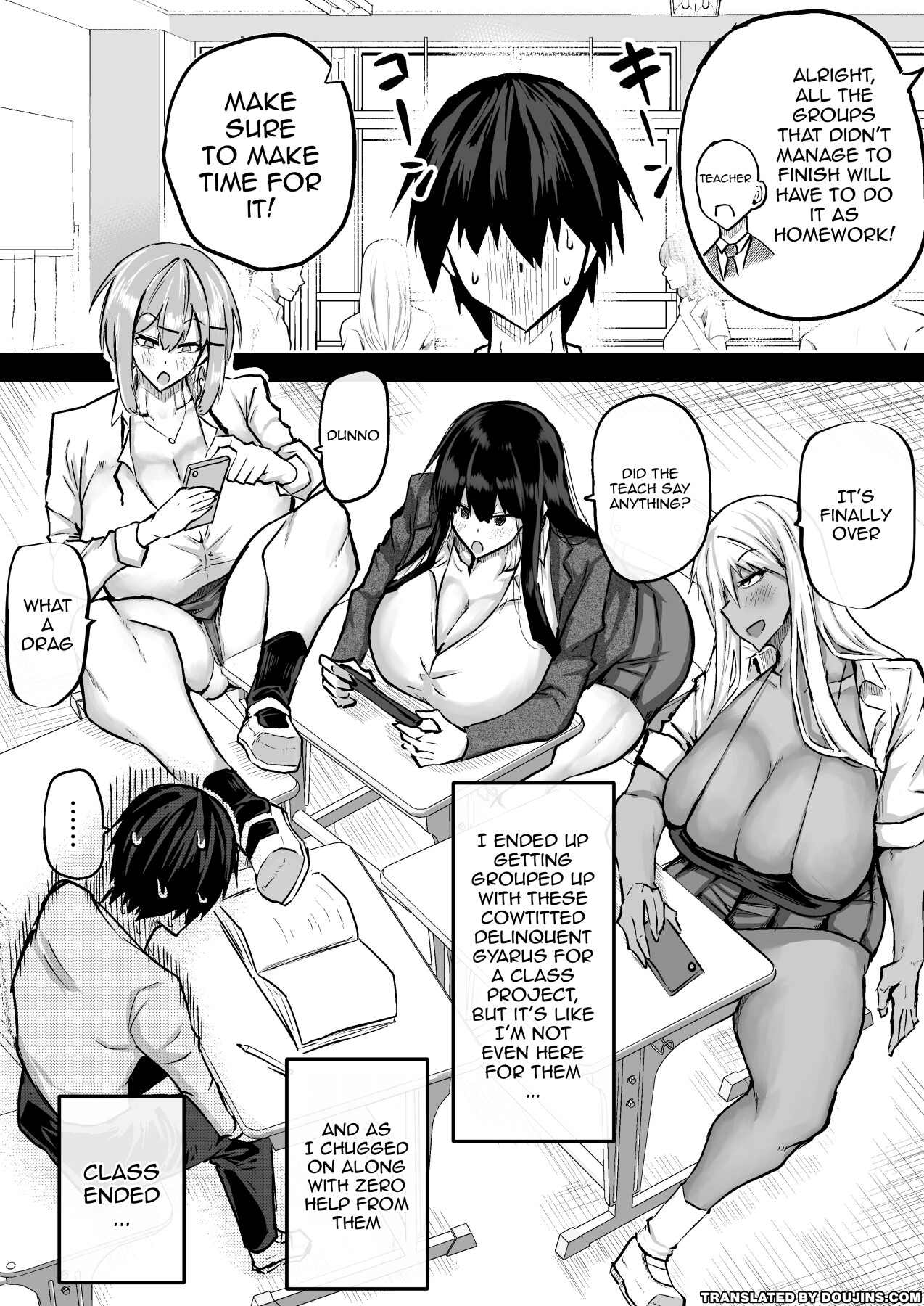 Hentai Manga Comic-The Huge Tittied Gals That Suck Everything Out Of Me-Read-2